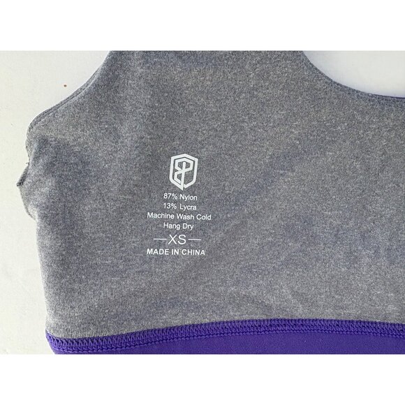 Born Primitive Vitality Sports Bra Purple Strappy Back Size Extra Small - Picture 7 of 10